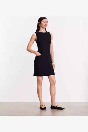 LOFT Versa Crepe Drape Mini Pocket Dress
