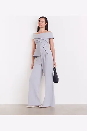LOFT Petite Versa Seasonless Stretch Asymmetrical Off The Shoulder Top