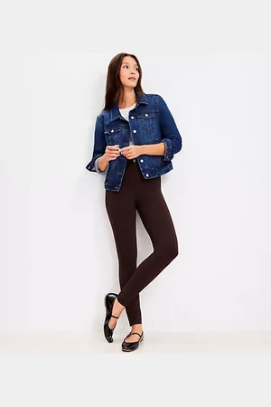 LOFT Petite Seamed Ponte Leggings