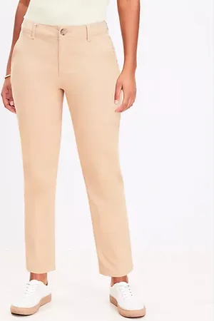 LOFT Curvy Monroe Slim Chino Pants