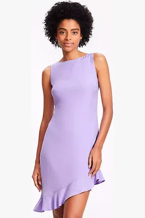 LOFT Asymmetrical Ruffle Mini Dress