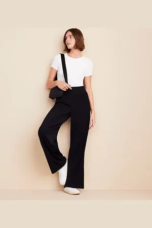 LOFT Petite Lou & Grey Luvstretch Wide Leg Pants