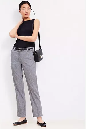 LOFT Riviera Slim Pants in Linen Blend