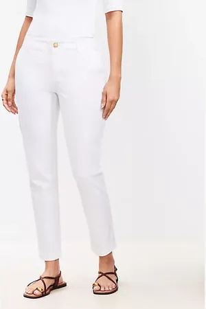 LOFT Curvy Monroe Slim Chino Pants