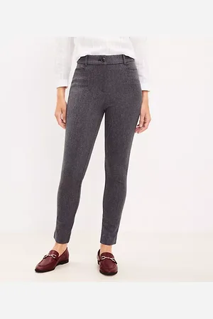 LOFT Curvy Sutton Skinny Pants in Texture