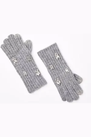 LOFT Sparkle Embellished Gloves