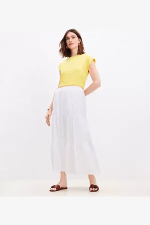 LOFT Tiered Maxi Skirt