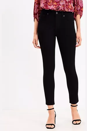 LOFT Curvy Mid Rise Skinny Jeans in