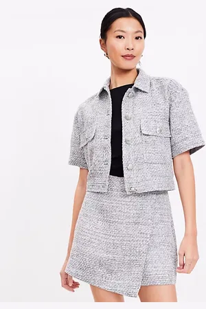 LOFT Tweed Wrap Skort