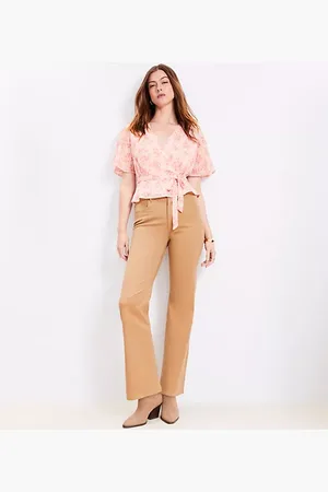 LOFT Meadow Peplum Wrap Top