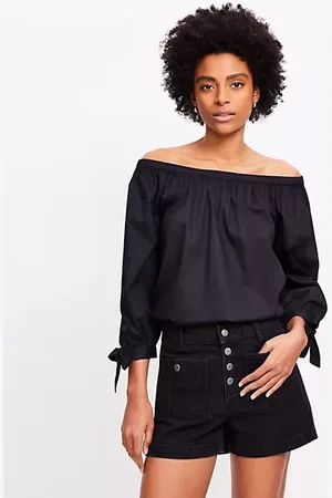 LOFT Tie Cuff Off The Shoulder Top