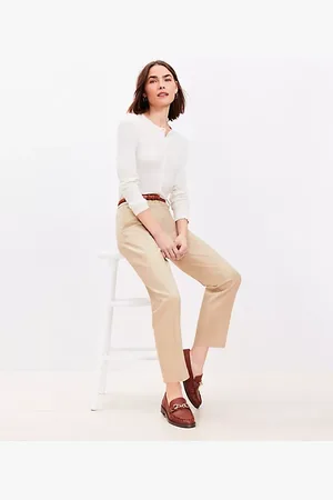 LOFT Tall Riviera Slim Pants in Doubleweave