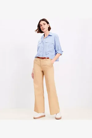 LOFT Monroe Wide Leg Pants