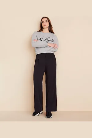 LOFT Petite Lou & Grey Wanderweave Wide Leg Trousers