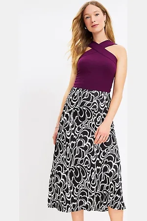 LOFT Bloom Bias Midi Skirt