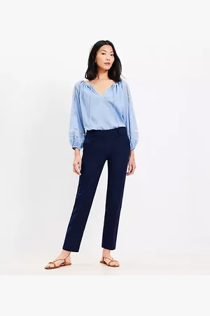 LOFT Tall Riviera Slim Pants in Doubleweave
