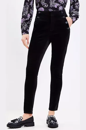 LOFT Mariner Skinny Pants in Velvet