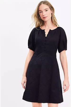 LOFT Eyelet Mini Pocket Dress