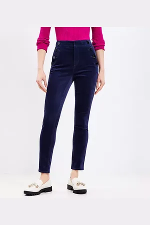 LOFT Mariner Skinny Pants in Velvet