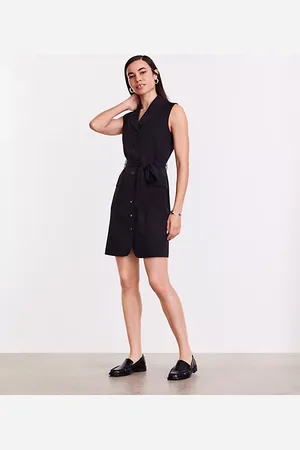 LOFT Versa Seasonless Stretch Vest Mini Pocket Dress