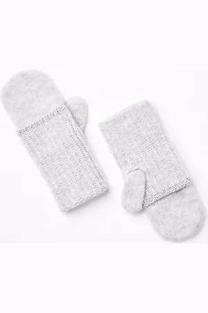 LOFT Shimmer Ribbed Mittens