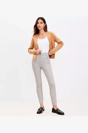 LOFT Petite Sutton Skinny Pants in Plaid Bi-Stretch