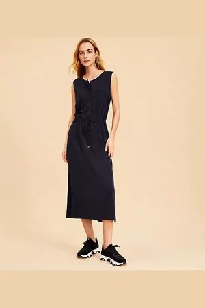 LOFT Lou & Grey Sandwashed Midi Pocket Shirtdress