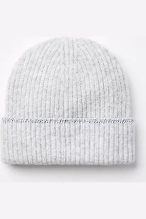 LOFT Shimmer Ribbed Beanie
