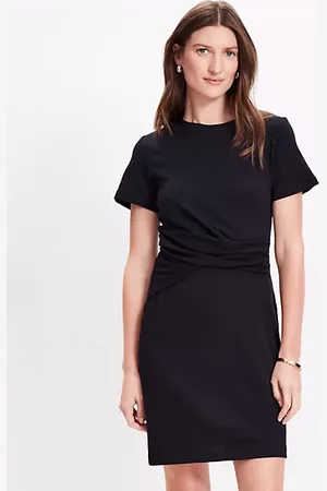 LOFT Tall Draped Mini Tee Dress