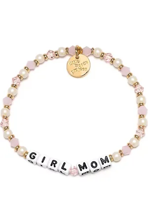 LOFT Little Words Project Girl Mom Stretch Bracelet