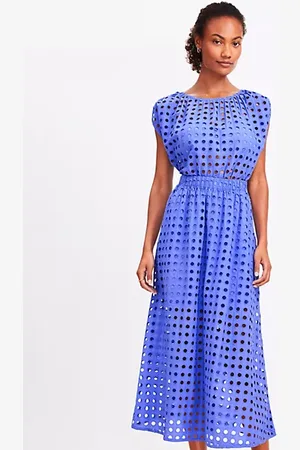 LOFT Beach Circle Eyelet Maxi Pocket Skirt