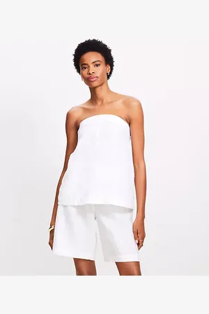 LOFT Petite Linen Tube Top