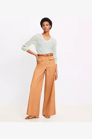 LOFT Patch Pocket Wide Leg Pants