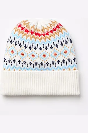 LOFT Fair Isle Pom Pom Beanie