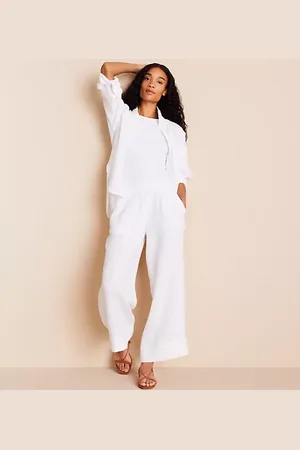 LOFT Petite Lou & Grey Triple Cloth Wide Leg Crop Pants