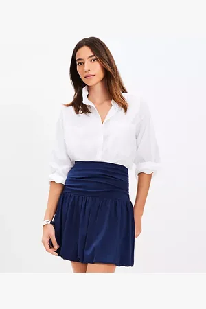 LOFT Bubble Hem Mini Skirt
