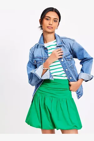 LOFT Bubble Hem Mini Skirt