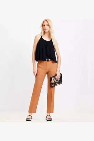 LOFT Riviera Slim Pants in Linen Blend