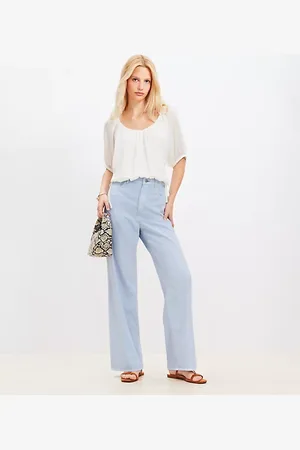 LOFT Petite Five Pocket Straight Pants