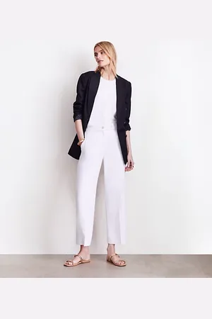 LOFT Petite Versa Pure Spun Cropped Stovepipe Pants