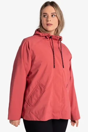 Pink brand hotsell rain jacket