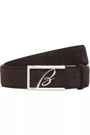 BRIONI 3.5cm New Elty Leather Belt