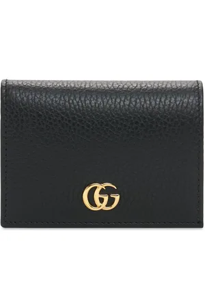 Gucci GG Marmont Keychain Zipped Wallet in Black