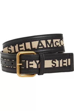 Stella McCartney Women Belts - 4cm Monogram Faux Leather Belt