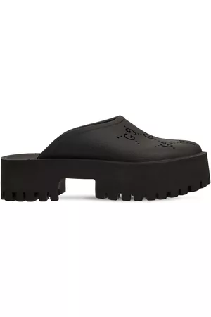 Gucci Women Platform Sandals - 55mm Elea Perforated G Platform Sandals
