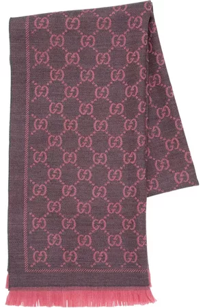 Gucci Gg Jacquard Wool Scarf