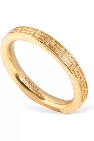 VERSACE Men Rings - Greek Motif Small Fedina Ring