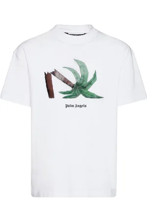 PALM ANGELS Logo-Print Cotton-Jersey T-Shirt for Men