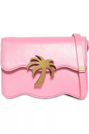 PALM ANGELS Women Shoulder Bags - Mini Palm Beach Leather Shoulder Bag