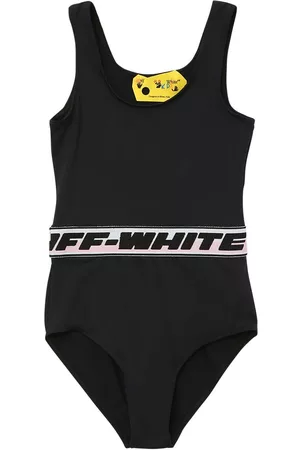 OFF-WHITE Logo Recycled Tech One Piece Swimsuit